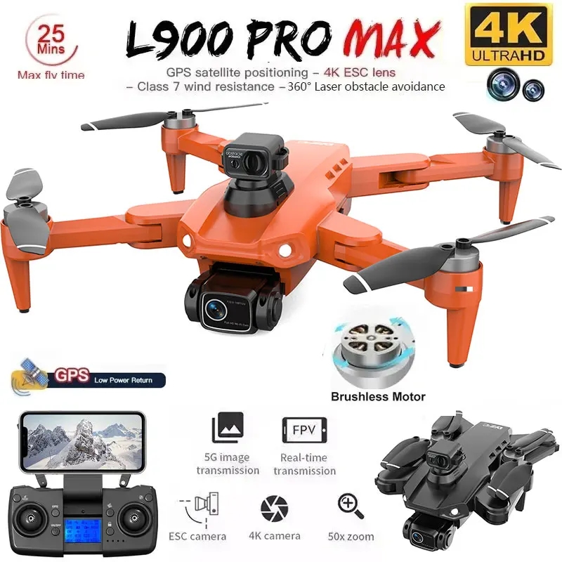 L900 Pro MAX GPS Drone 4K Prof - مراجعة Drone Mapping وسعره