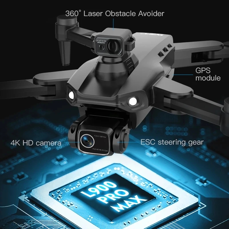 L900 Pro MAX GPS Drone 4K Prof - مراجعة Drone Mapping وسعره