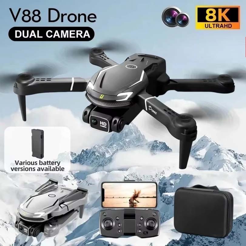 طائرة شاومي بدون طيار V88 8K ا - مراجعة Drone Surveying وسعره
